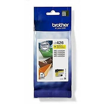 Cartucho de Tinta Brother LC426Y Original en Color Amarillo para Impresoras MFCJ4340DW, MFCJ4540DW y MFCJ4540DWXL con Duración Estimada de 1500 Páginas