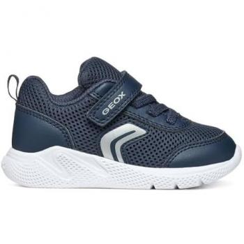 Geox Boys' Navy Blue Sprintye Infant Sneakers - Size 5/F (EU 22, UK 5)