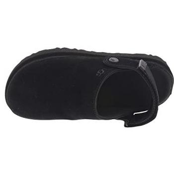 UGG® Women's Goldenstar Clog Suede Clogs in Black, Size 6