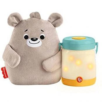 Fisher-Price Sensimals Osito peluche de cuna con proyector para bebé con música, luces y sonidos luciérnagas relajantes para la hora de dormir