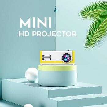 Mini proyector M1 portátil 1080P con AV, USB y tarjeta SD para entretenimiento personal