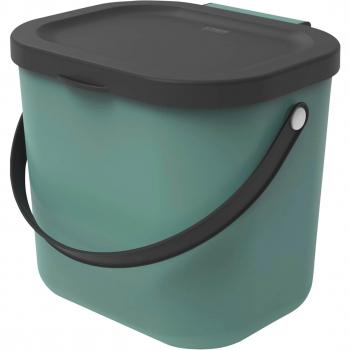 Cubo de Basura de Reciclaje Albula 6L con Tapa - Mini Cubo para Escritorio, Baño y Cocina