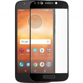 Protector de pantalla de cristal templado Motorola Moto E5 Play - Bordes negros