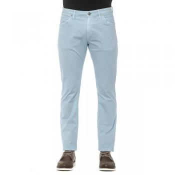 Pt Torino Light Blue Cotton Jeans & Pant - W36