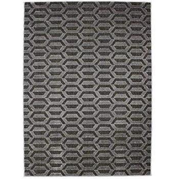 Tapis Vintage en Relieve Gris Escandinavo 133 x 190 cm