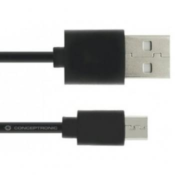 NORTESS Kit de 5 cables USB 2.0 a micro USB para smartphone/tablet, color negro