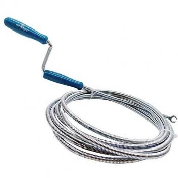 Desatascador de Tuberías 5 metros THORQUE, Punta a Forma di Garra de 13 mm, Alambre Desatascador Tuberias Profesional, Cable Desatascador Tuberías, Muelle Desatascador