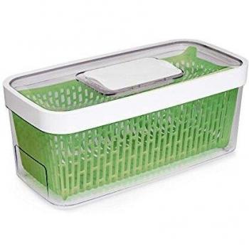 OXO Good Grips GreenSaver Produce Keeper - 4.7L with Removable Strainer and Graduated Filter