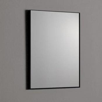 Espejo de Alambre Pulido 50x70 Reversible con Borde Negro Mate