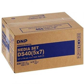 DNP Media DS-40 13X18 - Rollos de papel fotográfico de sublimación térmico para impresora DS-40
