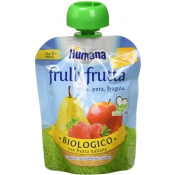 Frullyfrutta Manzana Pera Fresa Humana 90g
