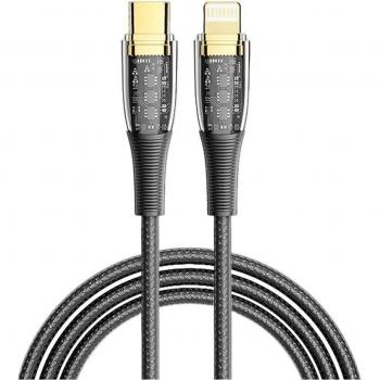 Cable USB-C a Lightning PD20W con luz LED de 2 metros