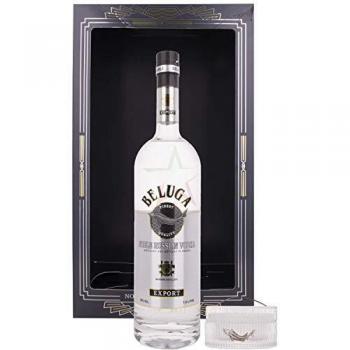 Beluga Beluga Noble Russian Vodka Export Caviar Set 40% Vol. 1L In Giftbox With Kaviar Dose - 1000 ml