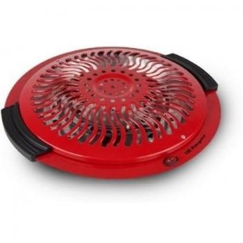 Orbegozo BR 50 A - Brasero Eléctrico de 900W con 2 Niveles de Potencia y Resistencias Blindadas, Asas de Tacto Frío