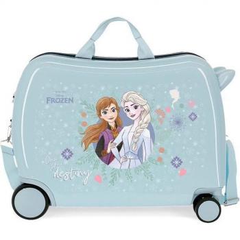 Disney Maleta Infantil/Cabina Correpasillos Frozen Own Your Destiny Azul Claro Rígida 38x50x20cm 34L