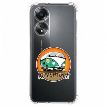 Funda Silicona Antigolpes para Oppo A58 4G Diseño Aventura Dibujos