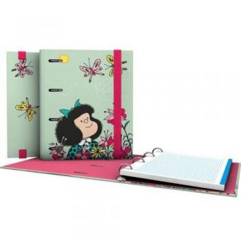 Carpebook 4 Anillas 25 mm A5 Mafalda Primavera 2023