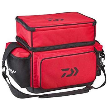 Trolley de Surf Daiwa 43L - Bolsa de Pesca Roja para Adultos y Mixtos - Transporte Acuático