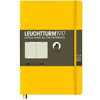 Cuaderno Leuchtturm1917 B6+ Tapa Blanda Rayado Numerado Color Limón