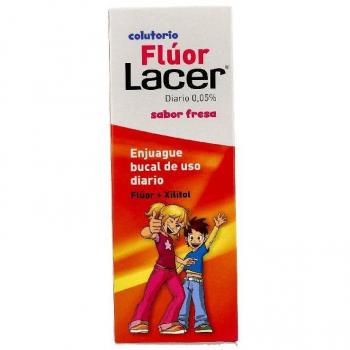 Lacer Colutorio Flúor Diario Sabor Fresa 0,05% 500ml