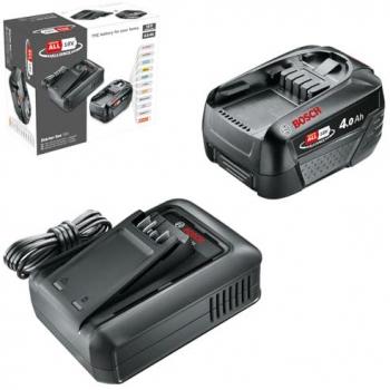 Set de Inicio Bosch 18V (1 batería de litio 4,0 Ah + cargador rápido AL 18V-44)