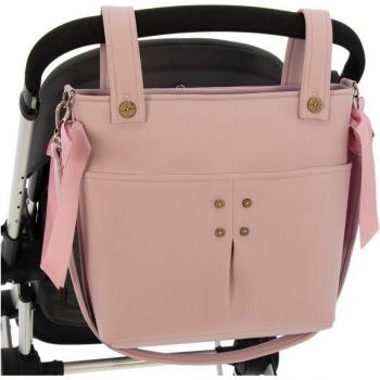 Bolso talega para silla de paseo Rosy Fuentes - Bolso práctico y funcional, diseñado para sillas de paseo, con múltiples compartimentos, material resistente y fácil de limpiar, asa ajustable y cierre seguro