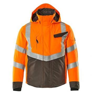 Chaqueta de Invierno Mascot Hastings Talla L, Naranja Hi-Vis/Gris Oscuro