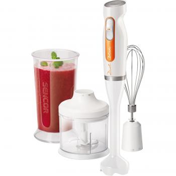 Batidora de inmersión SENCOR SHB 4260WH-EUE3, 600 W, Naranja y Blanco