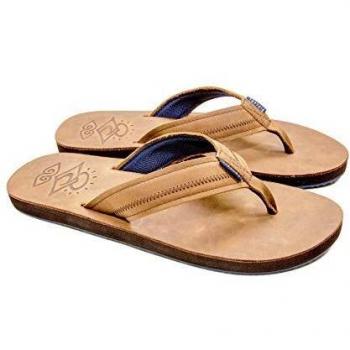 Rip Curl The Trestles Hombre,Flipflops Cuero,de Caballero,Calidad,Brown/Blue,41 EU