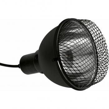 Lámpara de Abrazadera Mediana Negra 140mm 100W Máx para Terrarios y Acuarios