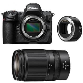 Cámara Mirrorless Nikon Z8 45.7 MP Full Frame + Objetivo Z 28-75mm f/2.8 + Adaptador FTZ II
