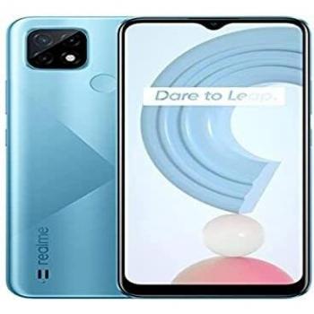 Smartphone Realme C21, Azul, 64GB de Memoria Interna, 4GB RAM, Dual Sim, Pantalla Completa de 6.5 HD+, Cámara Triple IA de 13MP