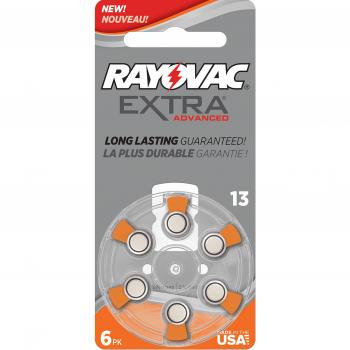 Rayovac Extra Tipo Baterías para Audífonos Tipo 13 Audiencia P13 ZL2 Zinc-aire, PR48, 60 Piezas