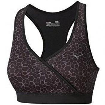 Mizuno Kemari Sujetador Deportivo, Mujer, Negro, XL