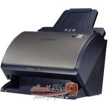 Microtek Escáner de alimentación de hojas FileScan 3125c, negro