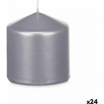 Vela Plateada 7 x 7,5 x 7 cm (24 Unidades)