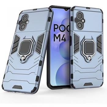 Funda Magnética Antigolpes con Anillo para Móvil Xiaomi Poco M4 5G/Poco M5 4G - Carcasa Rígida Resistente con Tecnología de Absorción de Golpes