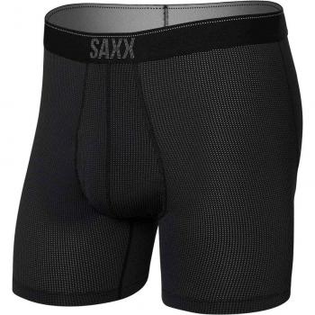 Bóxer de hombre Saxx Quest Quick Dry Mesh negro - XL