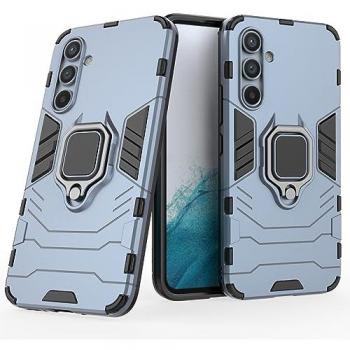 Funda Magnética Antigolpes con Anillo para Samsung Galaxy A54 5G - Rígida y Resistente, Soporte Multimedia Azul Marino