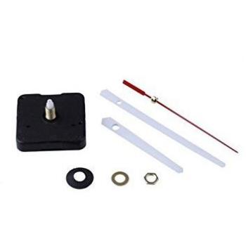 SODIAL(R) Maquinaria de Reloj Aguja Minutera Blanca Segundera Roja Reparacion Artesania