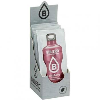 Bolero Bebida Instantánea sin Azúcar, Sabor Frambuesa - Paquete de 12 x 9 gr - Total: 108 gr