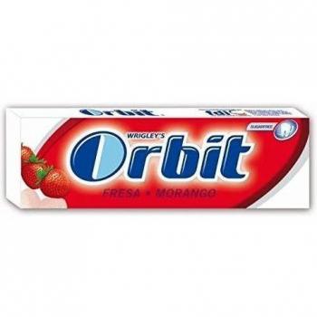 Orbit Chicle Sin Azúcar Sabor 0 Grageas, Fresa