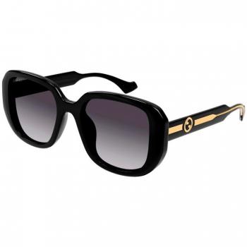 Gucci Trendy Sunglasses - Redonda Style, Black unisex, Size: 54 MM