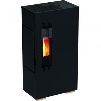 Estufa Pellet Cami-K Acero Negro 4,9KW - Calefacción de Alta Eficiencia