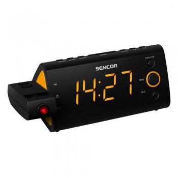 Radiobudík Sencor SRC 330 OR con proyector, color naranja