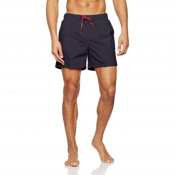 Tommy Hilfiger Solid Swim Trunk, Bañador para Hombre, Azul
