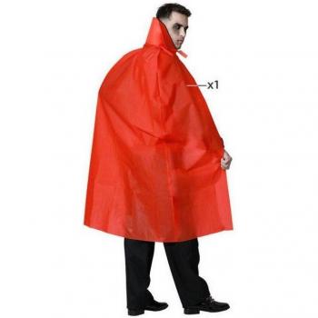 Capa Rojo Vampiro Poliéster Talla Única Multicolor