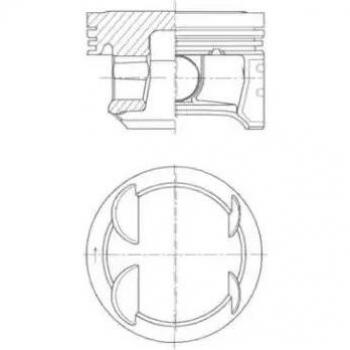 Pistón Kolbenschmidt 0.25 mm 41006610