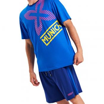 Pijama corto de hombre Munich con maxi logo