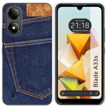 Funda de Silicona para Zte Blade A33s con Diseño Vaquero y Dibujos